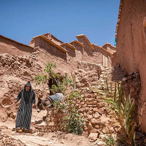 Un ancien du ksar d'Aït Ben Haddou