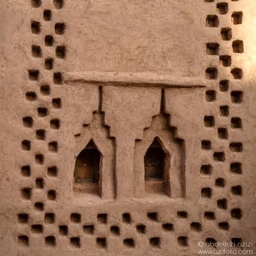 Détail architecture Ait Ben Haddou