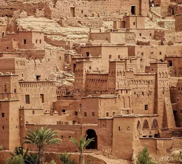 Architecture en terre du ksar d'Aït Ben Haddou